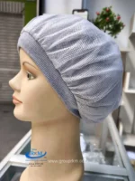 COFIA DE TELA CIRCULAR CON PRETINA PLOMO CLARO NR COFIA DE TELA CIRCULAR CON PRETINA PLOMO CLARO NR