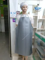 Delantal Industrial de PVC Impermeable 70 x 110 cm Plomo - Group RKM