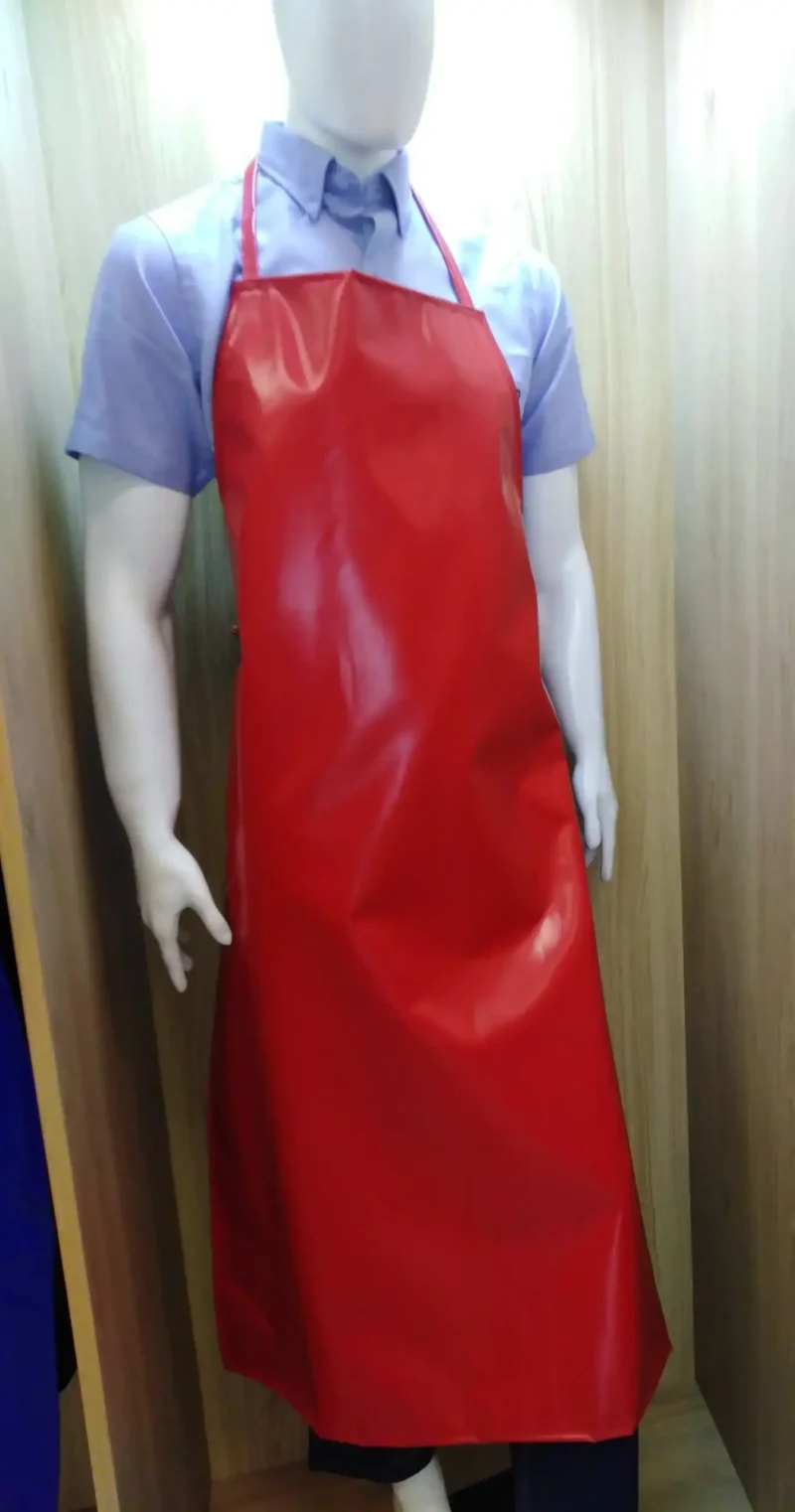 Delantal Semi industrial de PVC Impermeable 70 x 110 cm Rojo - Group RKM