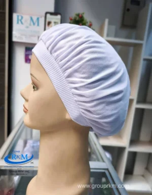 COFIA DE TELA CIRCULAR PQ CON PRETINA BLANCO - GROUP RKM SAC