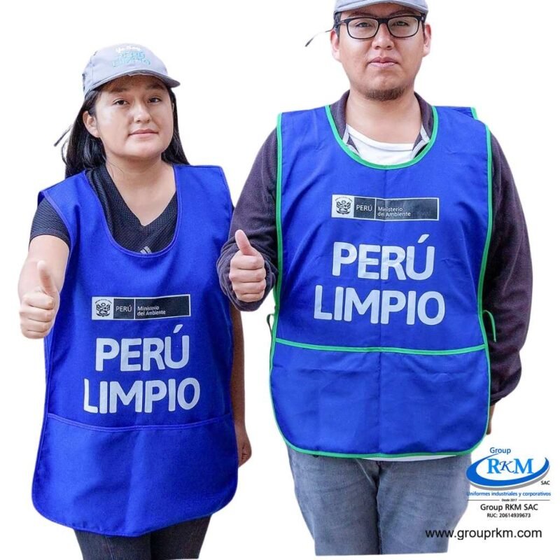 Mandil Publicitario azulino Mandil Publicitario PARA VARIOS USOS