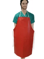 Mandil de PVC Industrial 70 x 110 cm Rojo