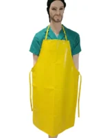 Mandil de PVC Industrial 70 x 110 cm amarillo