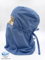Cofia de tela Capucha Cerrado Azul Acero Cofia de tela Capucha Cerrado Azul Acero