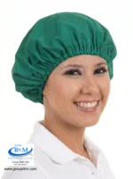 Cofia de tela Circular Pima Verde Hade