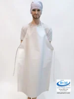 Delantal Doble Faz PVC Semi industrial Blanco