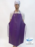 Delantal Doble Faz PVC Semi industrial Morado