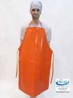 Delantal Doble Faz PVC Semi industrial Naranja