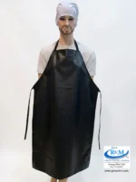 Delantal Doble Faz PVC Semi industrial Negro