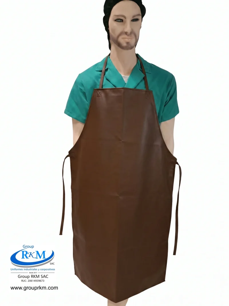 Mandil de PVC Industrial MARRON