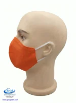Mascarilla de tela Anatomica Con Ligas Naranja Mascarilla de tela Anatomica Con Ligas Naranja