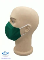 Mascarilla de tela Anatomica Con Ligas verde Esmeralda Mascarilla de tela Anatomica Con Ligas verde Esmeralda