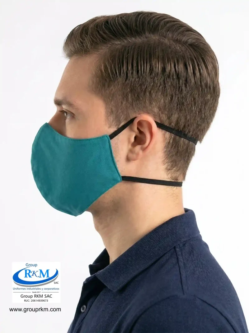 Mascarilla de tela Con Elastico para atras 2